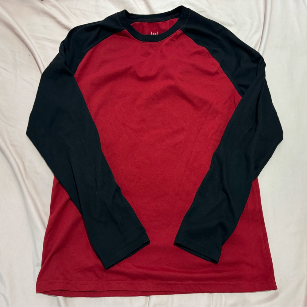 Black and red long sleeve